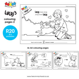 Lucky’s colouring pages 2 English download