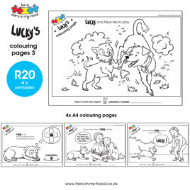 Lucky’s colouring pages 3 English download