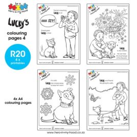 Lucky’s colouring pages 4 English download