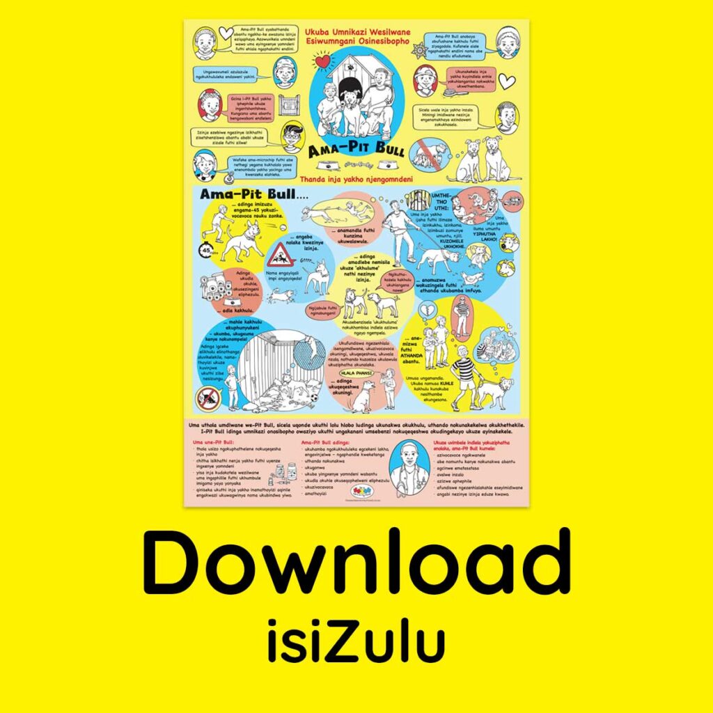 Pit Bull Poster, isiZulu - download