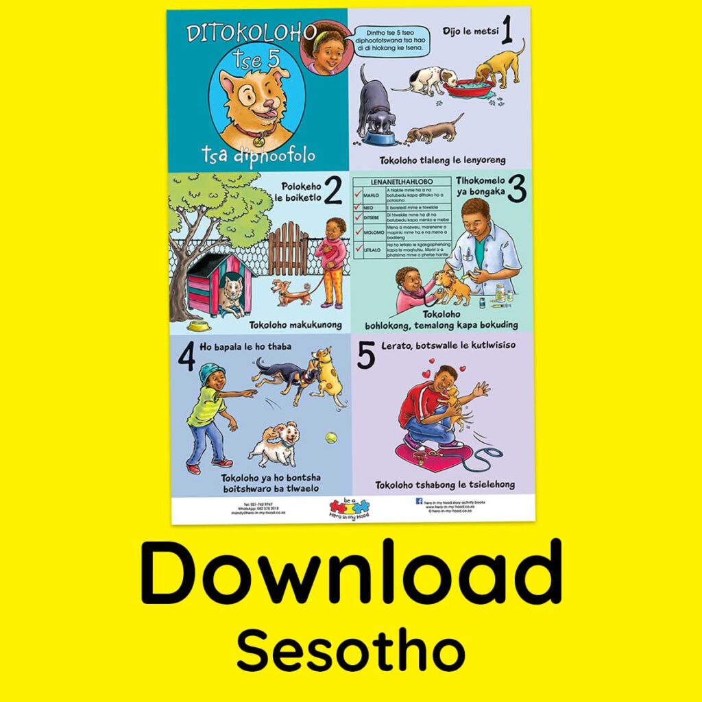 5 Freedoms Poster, Sesotho - download