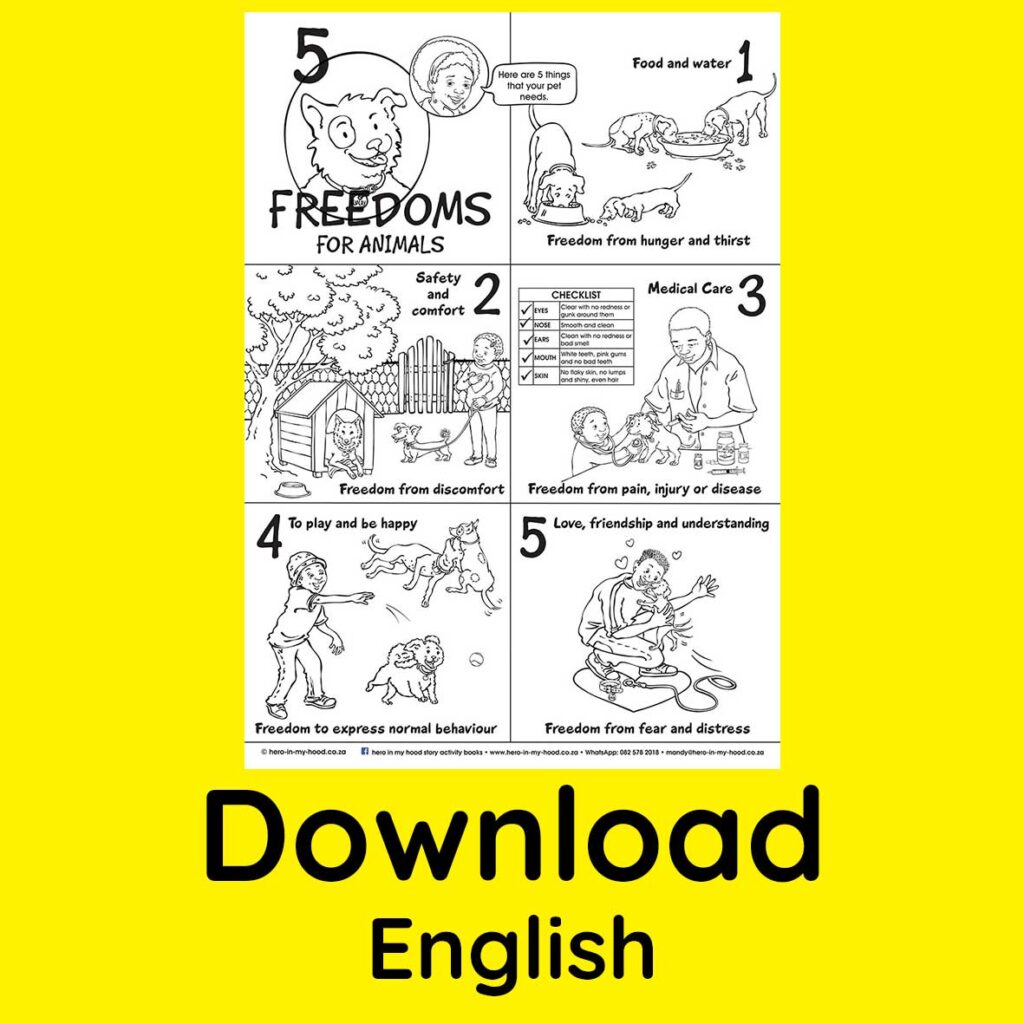 5 Freedoms handout, English - download
