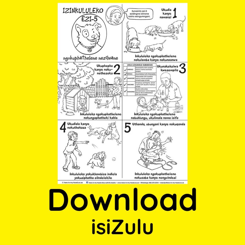 5 Freedoms handout, isiZulu - download