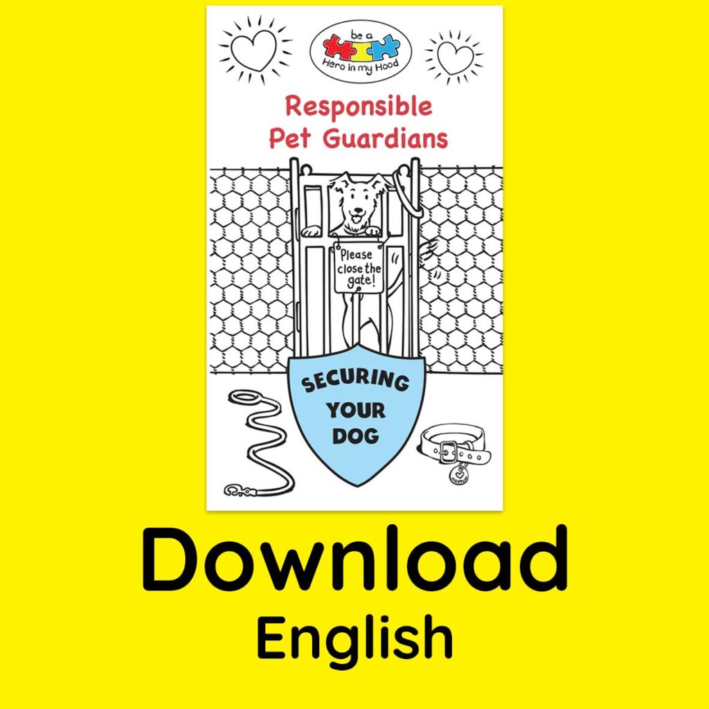 Securing your Dog Brochure, English - download
