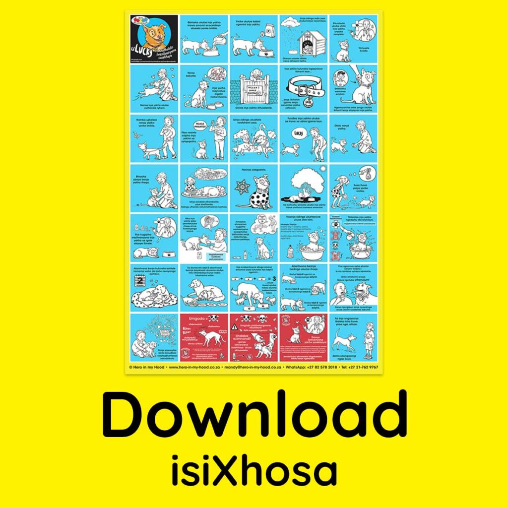 Lucky's Pet Care Poster, isiXhosa- download