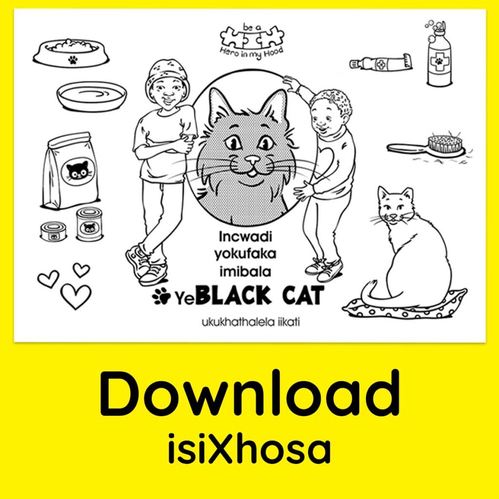 Black Cat's colouring book, isiXhosa - download