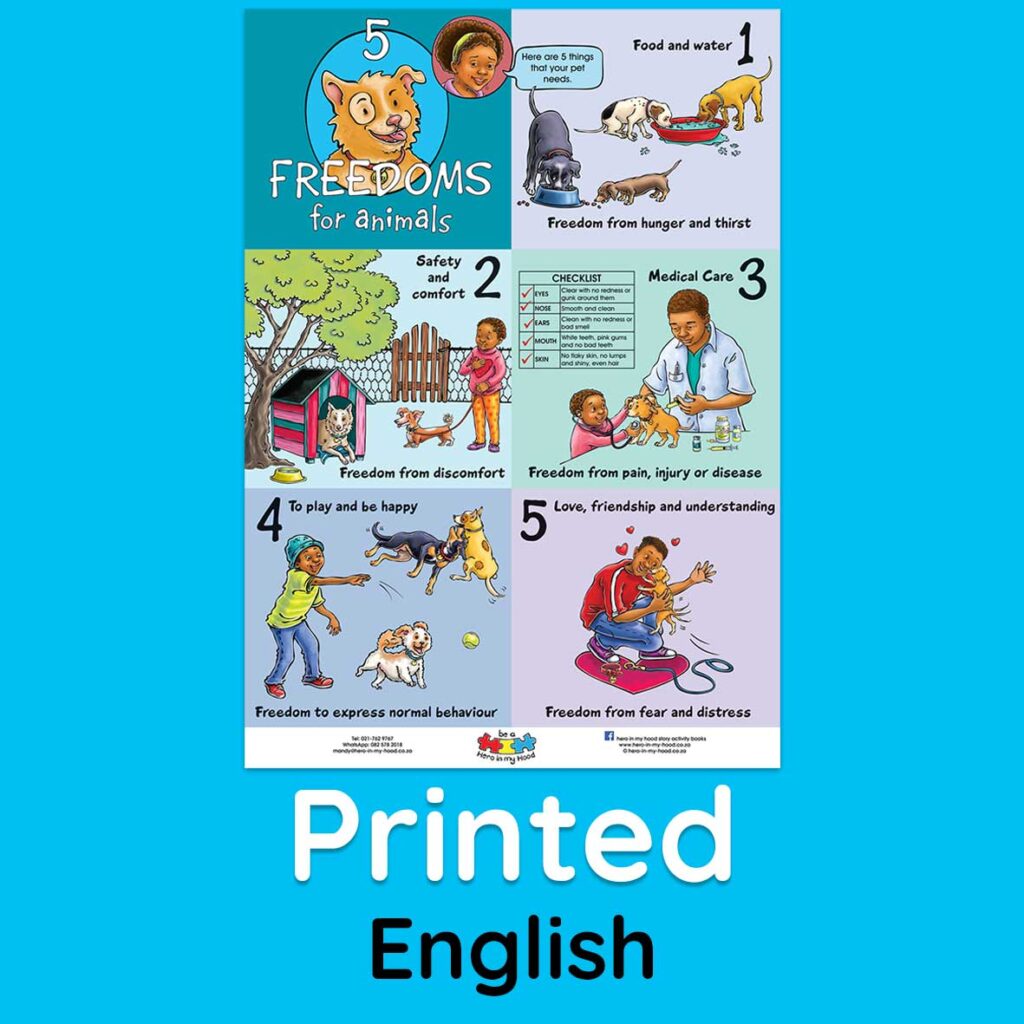5 Freedoms poster, English - printed