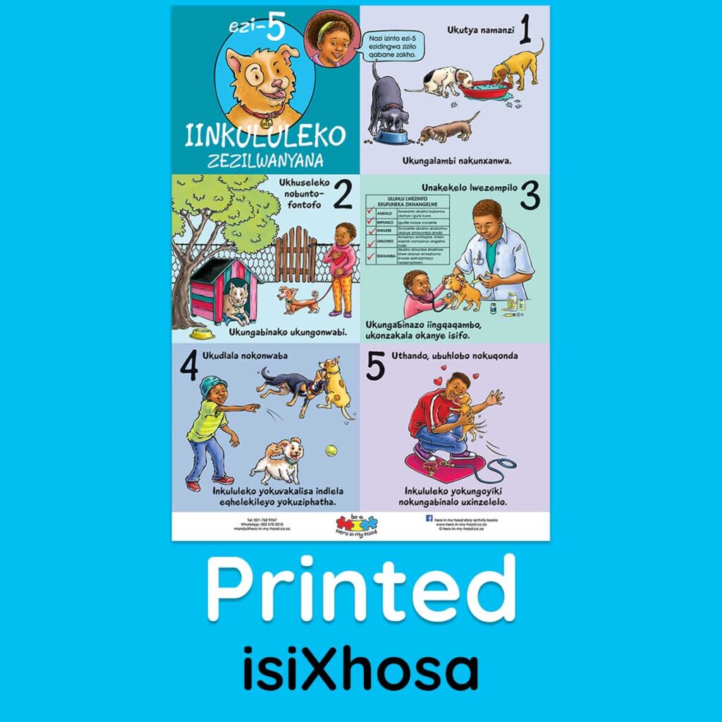 5 Freedoms poster, isiXhosa - printed