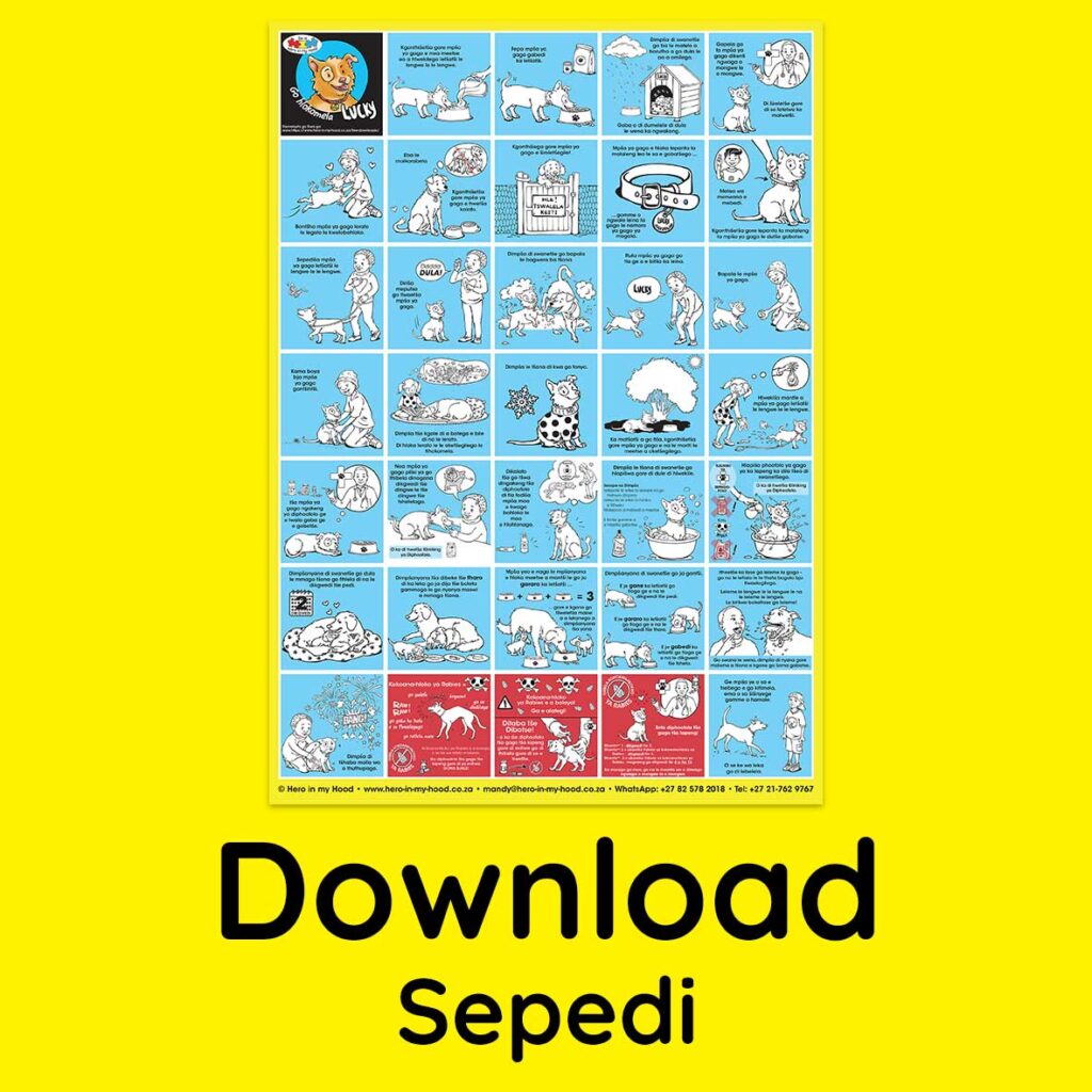 Lucky's Pet Care Poster, Sepedi - download