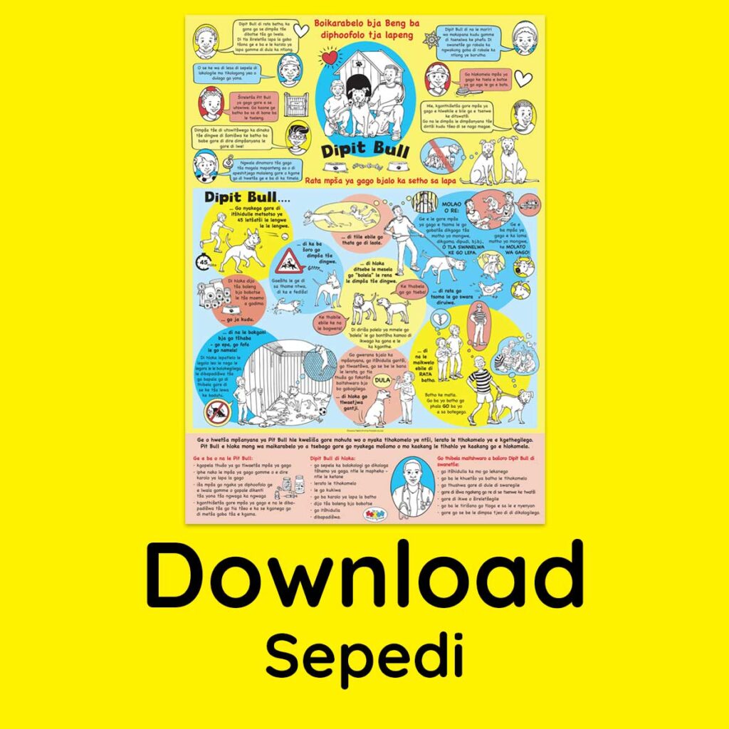 Pit Bull Poster, Sepedi - download