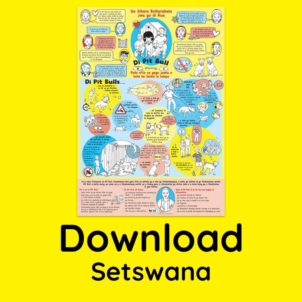 Pit Bull Poster, Setswana - download