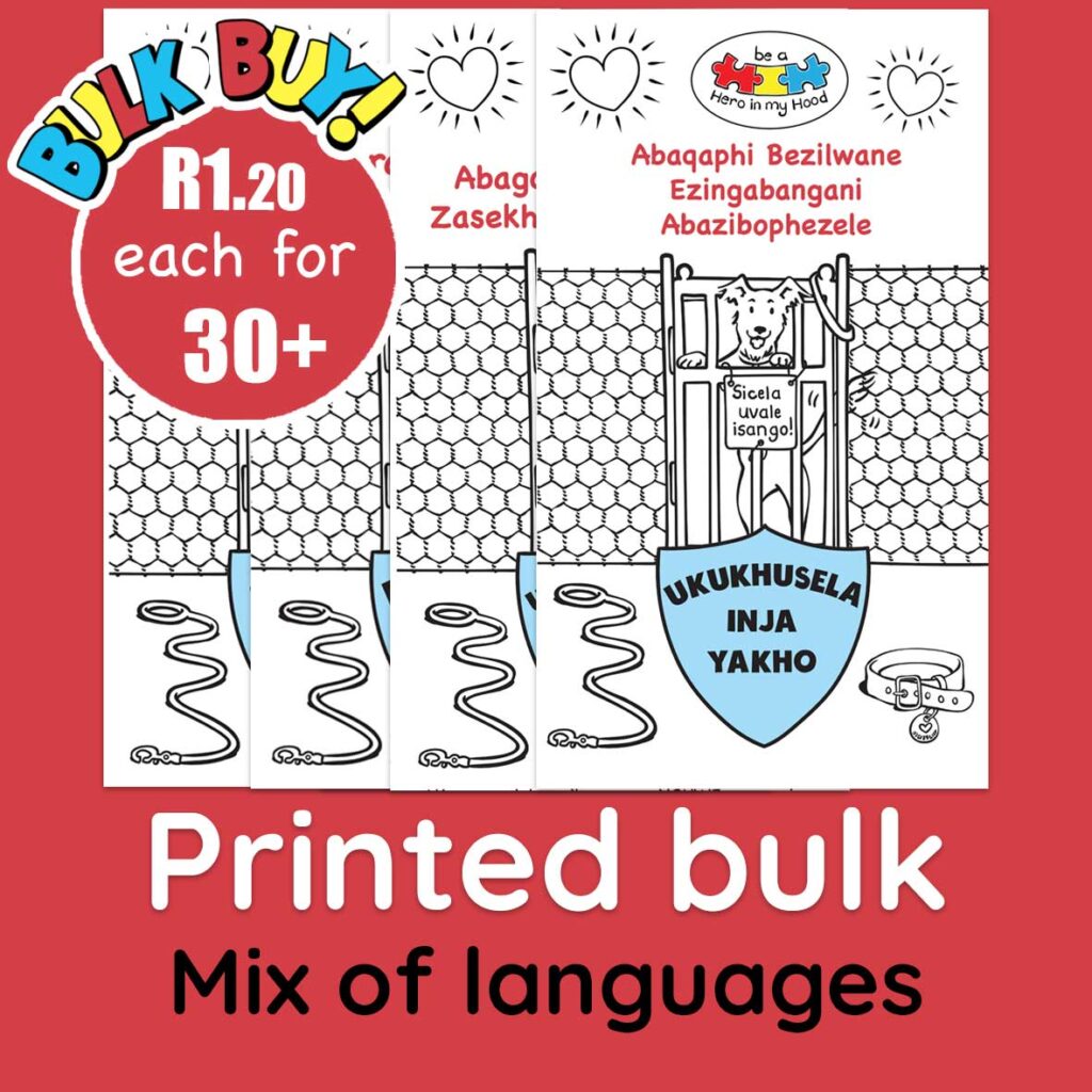 Securing your dog brochure, mix of languages - printed