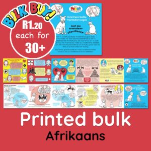 Sterilisation info brochure, Afrikaans - bulk printed
