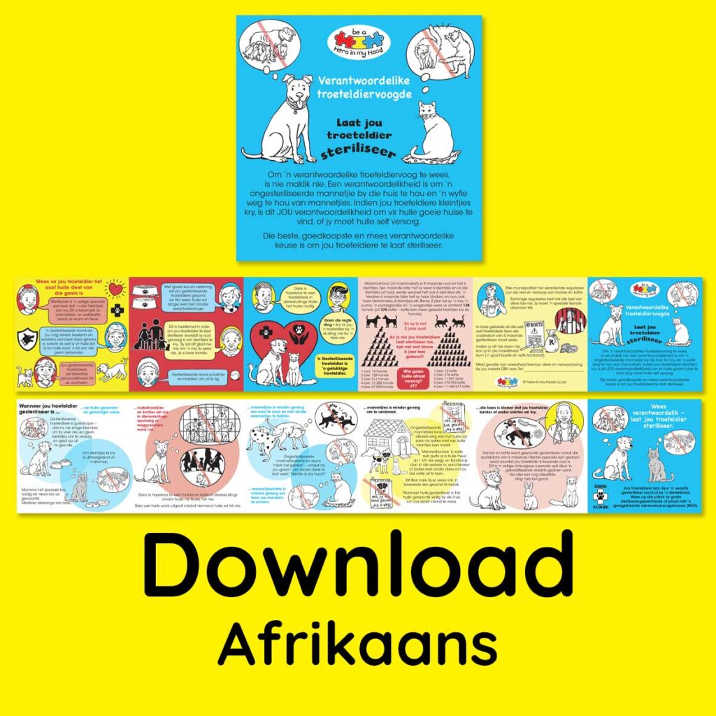 Sterilisation info brochure, Afrikaans - download