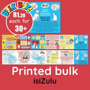 Sterilisation info brochure, isiZulu - bulk printed